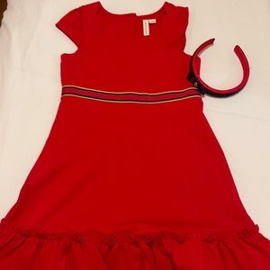 Girls beautiful red dress